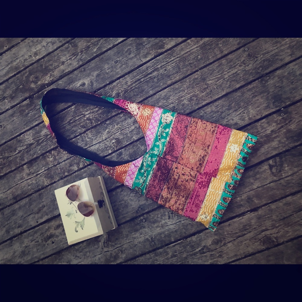Beautiful colorful multicolored bag